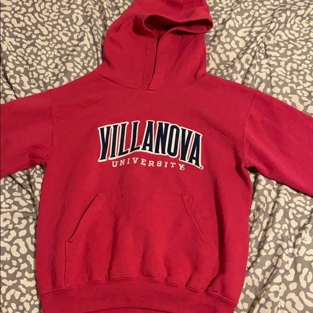 Pink Villanova Champion hoodie